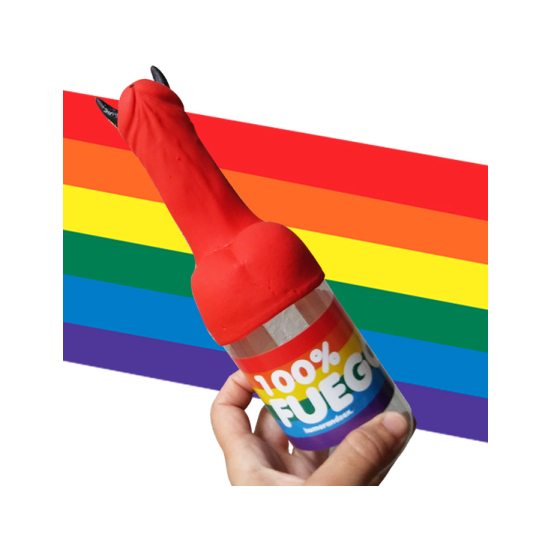 1 Bottle 100% Fire Pride Lgtbiq+ Penis Teat