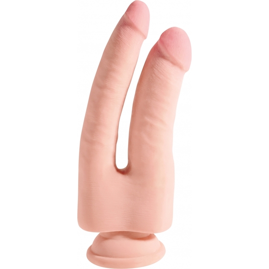 King Cock - Double Realistic Penis - Triple Density 24x8cm