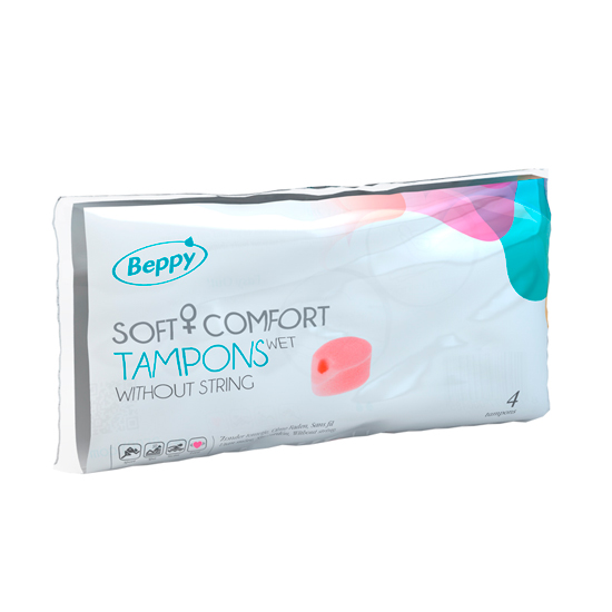 BEPPY LUBRICATED TAMPONS 4 UNITS BEPPY