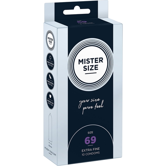 MISTER SIZE 69- EXTRAFINE CONDOMS (10PACK)
