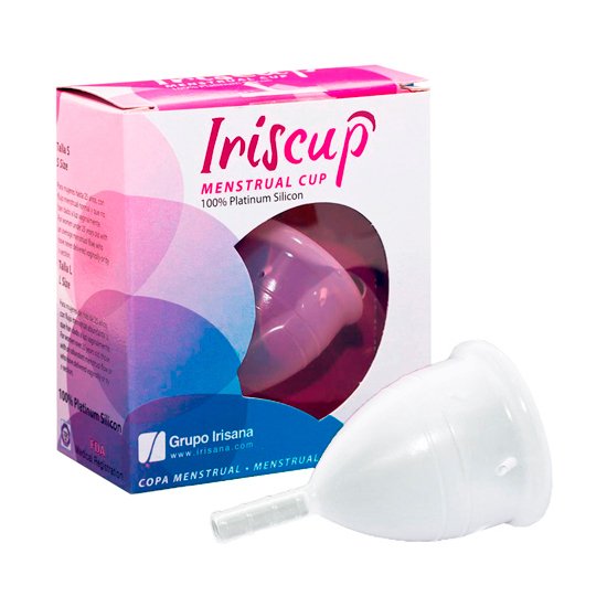 IRISCUP LARGE TRANSPARENT MONTH CUP