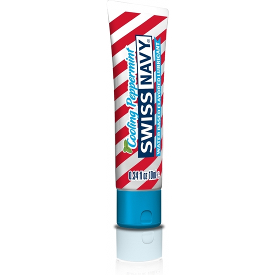Swiss Navy Cold Effect Peppermint Flavor Lubricant - 10 Ml