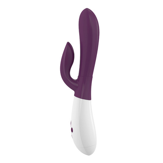 ovo k2 rabbit vibrator purple white ovo xxx erotic toys vibrators OVO K2 RABBIT VIBRATOR PURPLE / WHITE OVO XXX erotic toys - Vibrators