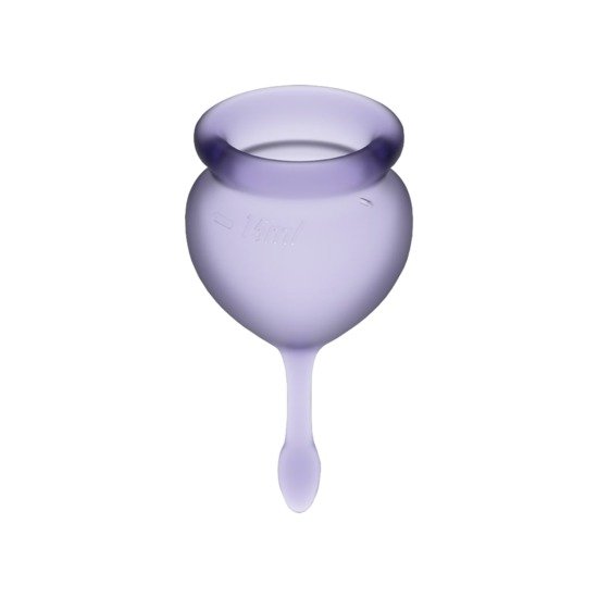 SATISFYER FEEL GOOD MENSTRUAL CUP - PURPLE
