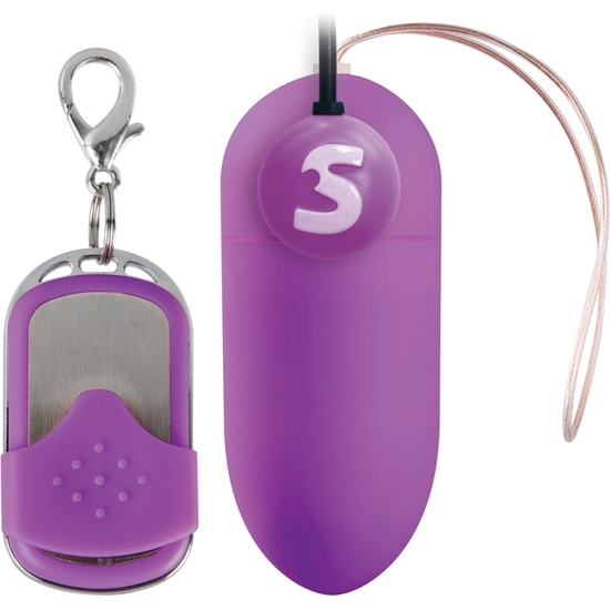 Rechargeable Egg 10 Speeds Remote Control Large Lilac