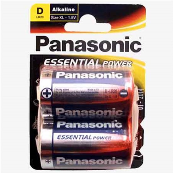 Battery Lr20 Panasonic Alkaline