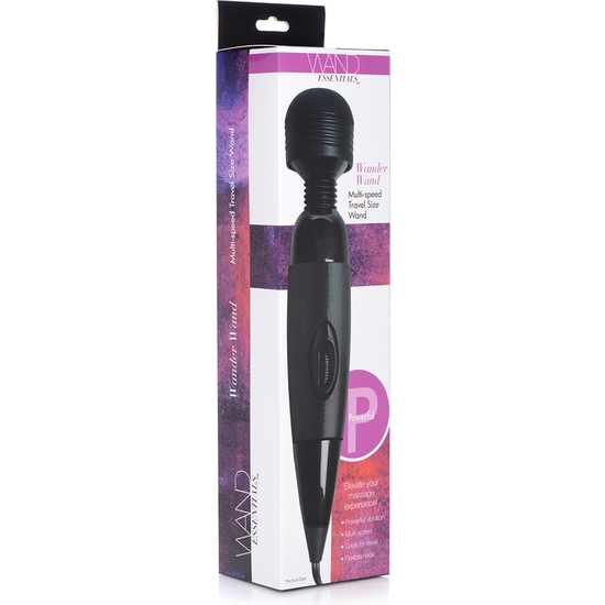 WANDER WAND TRAVEL WAND WITH MULTIPLE SPEEDS - BLACK
