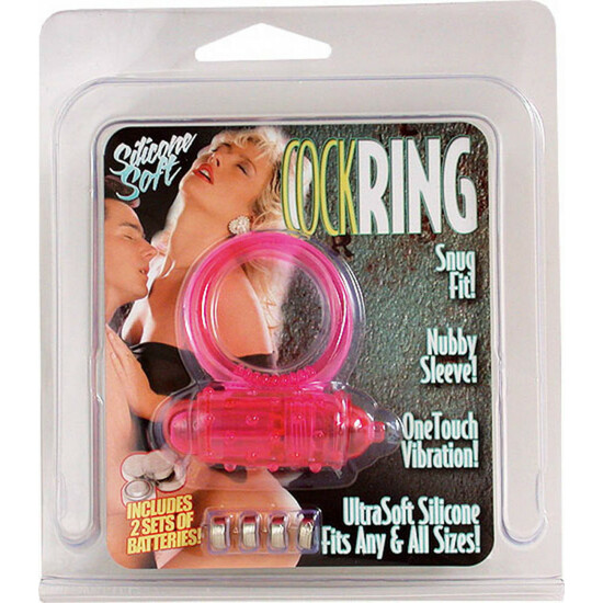 Pink Silicone Vibrator Ring