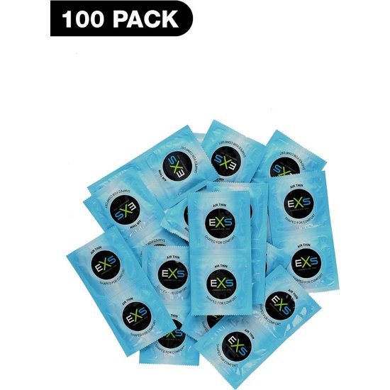 Exs Air Thin Condoms - 100 Pack