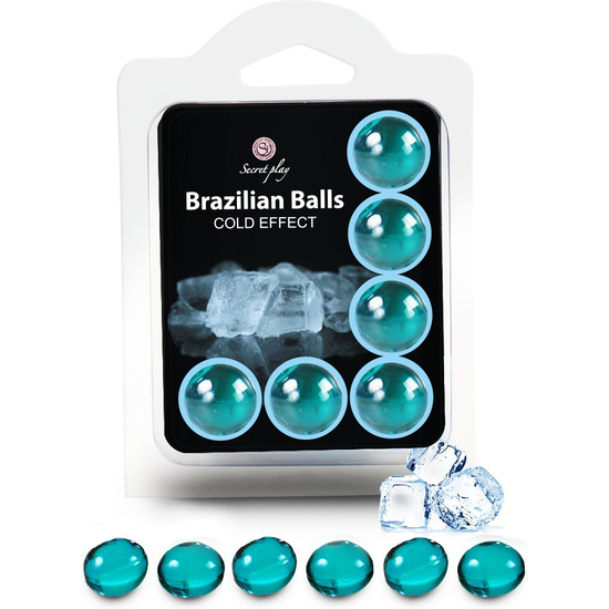 Secret Play Set 6 Brazilian Balls Cold Effect