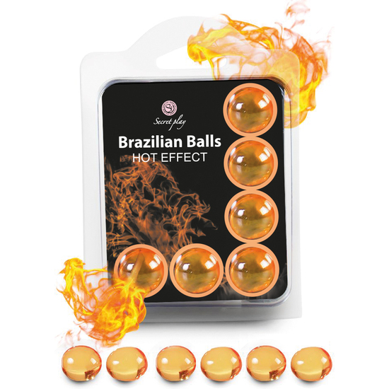 SECRET PLAY SET 6 BRAZILIAN BALLS HEAT EFFECT
