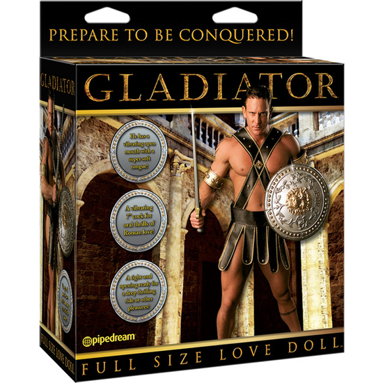 REAL SIZE GLADIATOR INFLATABLE DOLL PIPEDREAM
