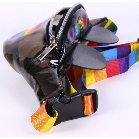 DISNEY PRIDE MULTICOLOR TRANSPARENT FANNY PACK BAG