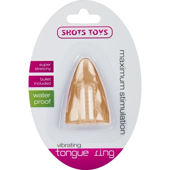 SKIN COLORED VIBRATING TONGUE RING