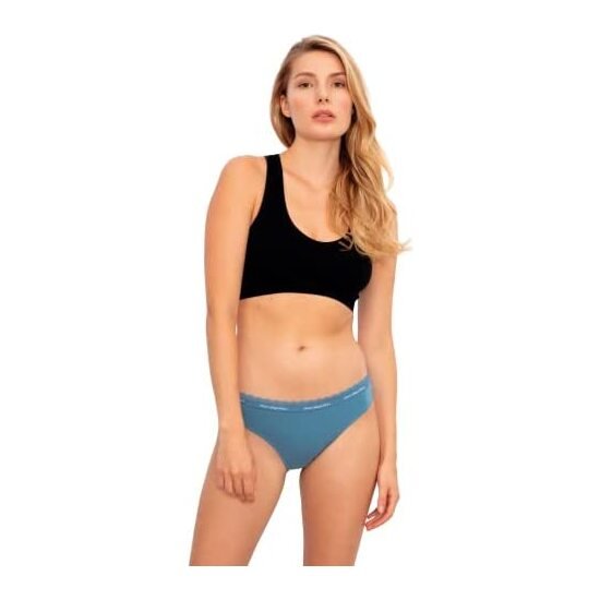 PACK OF 2 BIKINIS WITH ANTHRACITE / GARNET LACE