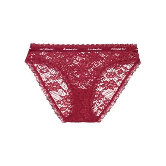 Pack 2 Anthracite / Garnet Lace Bikinis