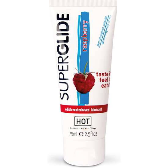EDIBLE LUBRICANT RASPBERRY HOT SUPERGLIDE