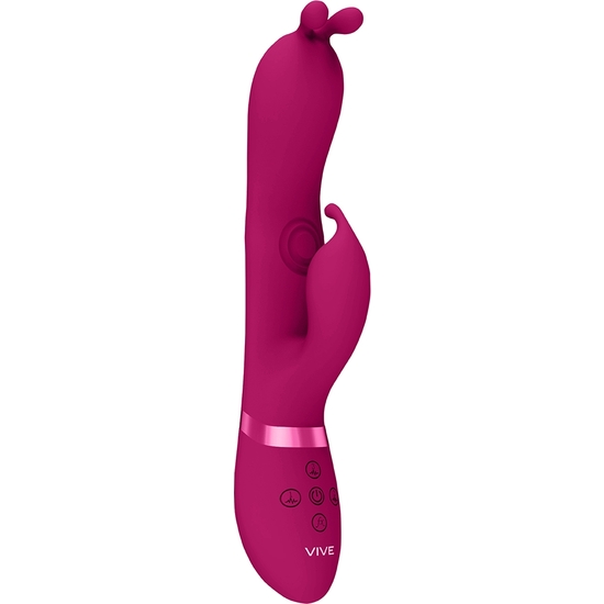 Vive Gada - Triple Stimulation Bunny Vibrator - Pink