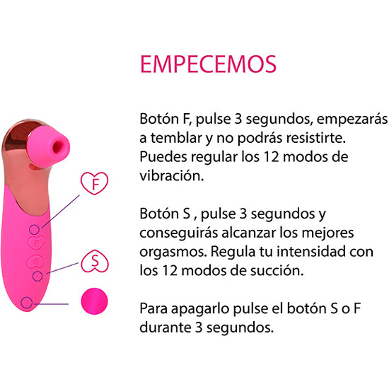 COSS VIBRATOR WITH CLITOR SUCTIONER