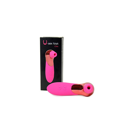 COSS VIBRATOR WITH CLITOR SUCTIONER U-SEX TOYS