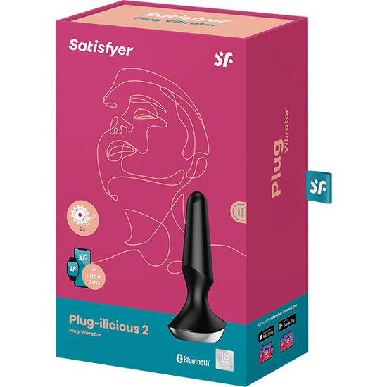 SATISFYER PLUG-ILICIOUS 2 BLACK