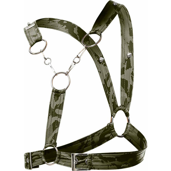 DNGEON CROSSING CHAIN HARNESS - GREEN