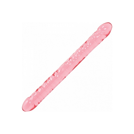 DOUBLE JELLY PENIS 45 CM PINK DOC JOHNSON