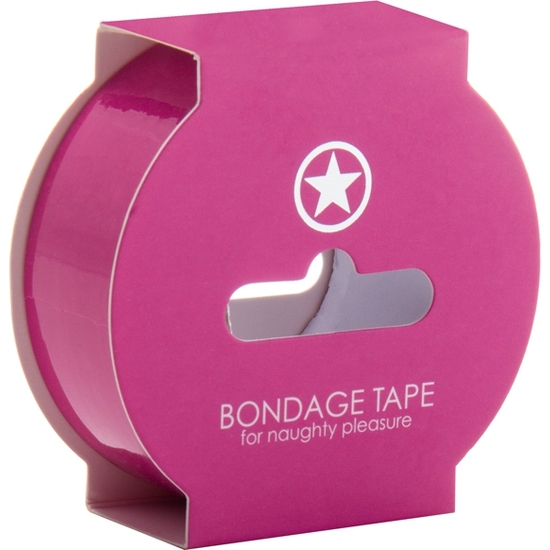 Non-sticky Fuchsia Bondage Tape