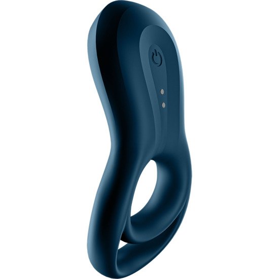SATISFYER EPIC DUO VIBRATING RING WITH APP - BLUE