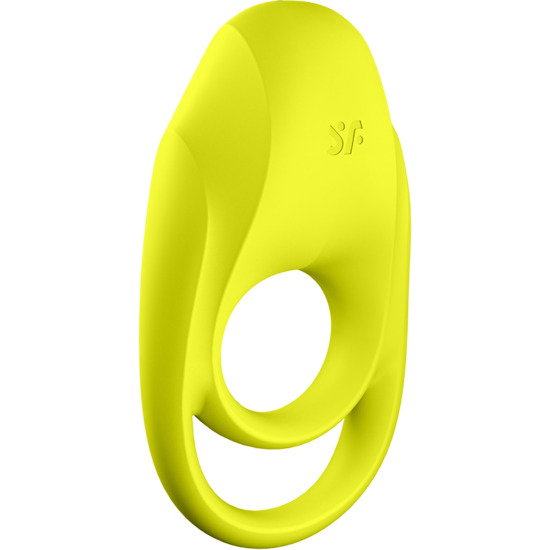 SATISFYER SPECTACULAR DUO VIBRATING RING - YELLOW