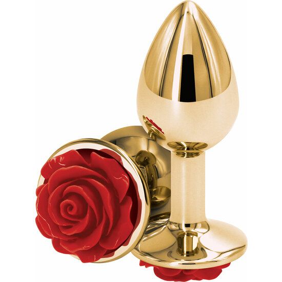 ROSE BUTTPLUG SMALL - RED
