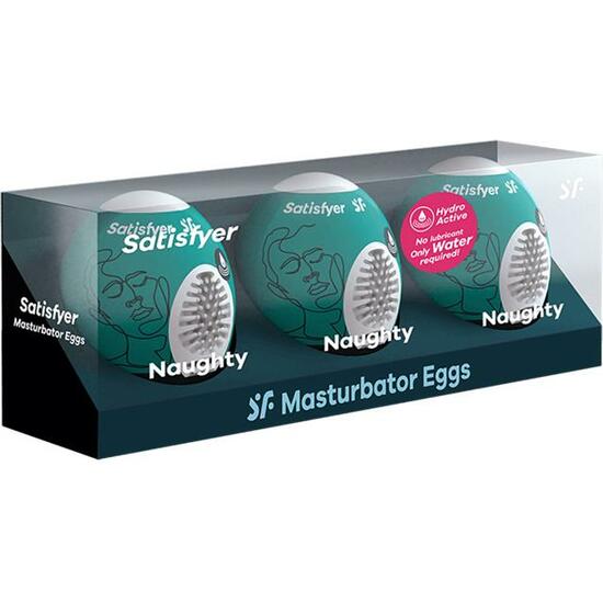 Satisfyer Naughty Masturbator Eggs Set - 3 Units