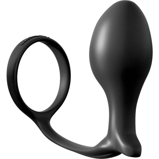 Plug With Black Penis Ring