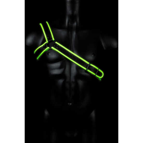 Ouch! - Gladiator Harness - Glow In The Dark