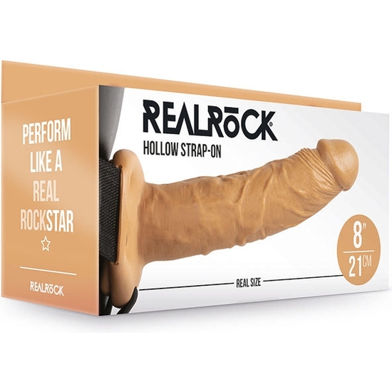 REALROCK-HOLLOW HARNESS WITHOUT TESTICLES - 8/ 20.5 CM