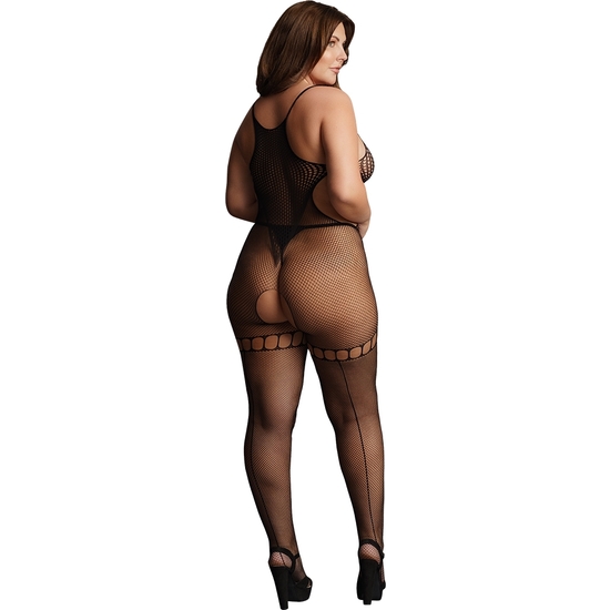 LE DESIR HIGH NECK RED DUO BODYSTOCKING