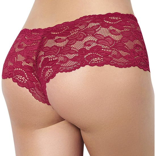 4XL-5XL SEXY RED FLORAL LACE PANTIES