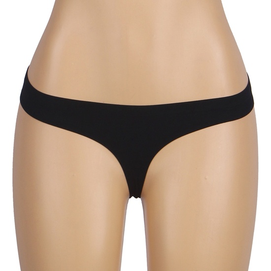 3XL BLACK SOLID COLOR HIGH QUALITY THONG