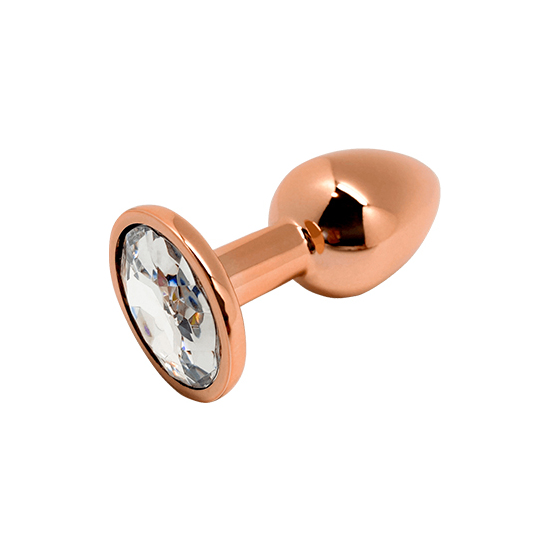 WOOOMY TRALALO ROSE GOLD METAL PLUG SIZE S - WHITE COLOR