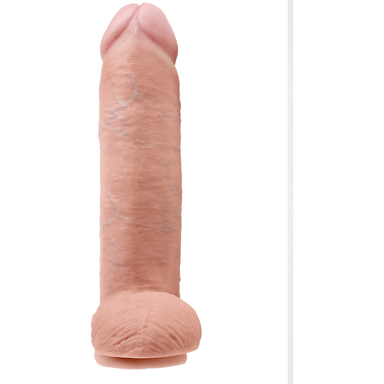 KING COCK REALISTIC PENIS WITH TESTICLES 30.5 CM