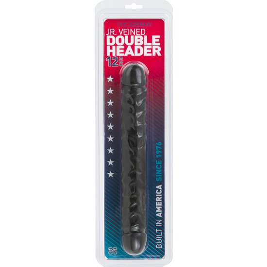 CLASSIC DOUBLE DOUBLE PENIS 29.5 CM BLACK