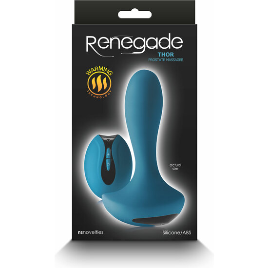 RENEGADE THOR - PROSTATE MASSAGER WITH REMOTE CONTROL - BLUE