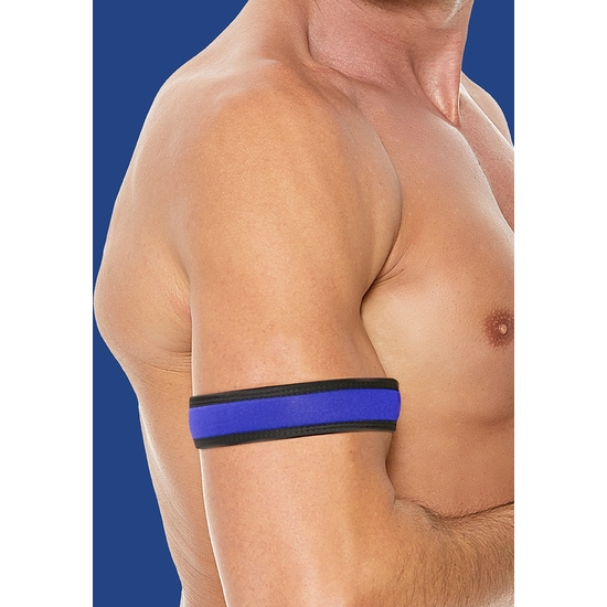 OUCH PUPPY PLAY - NEOPRENE ARMBANDS - BLUE