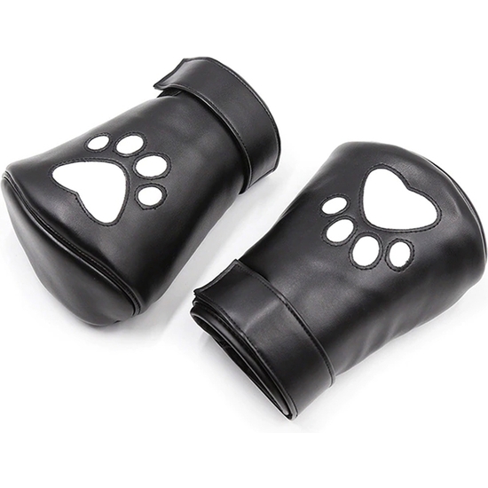 OUCH! PUPPY PLAY - NEOPRENE BOXING GLOVES - BLACK