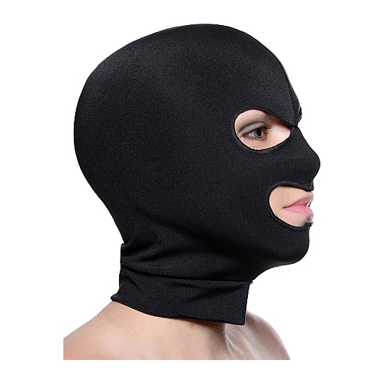 SPANDEX MASK WITH OPENINGS IN EYES AND MOUTH