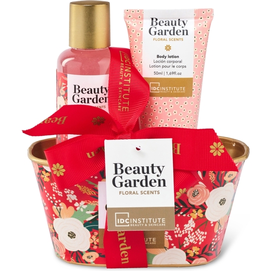 SCENTED FLOWERS COSMETIC BOX SET 2 PIECES