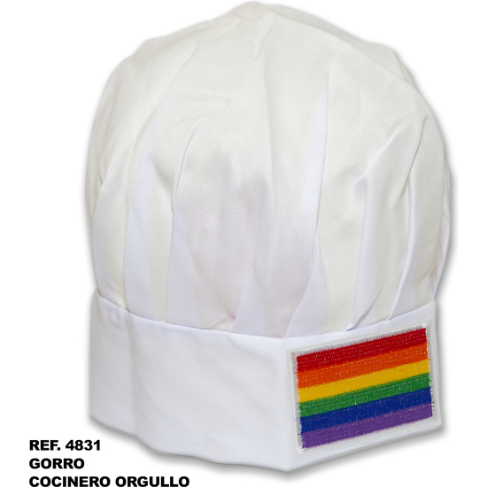 CHEF HAT WITH LGBT FLAG