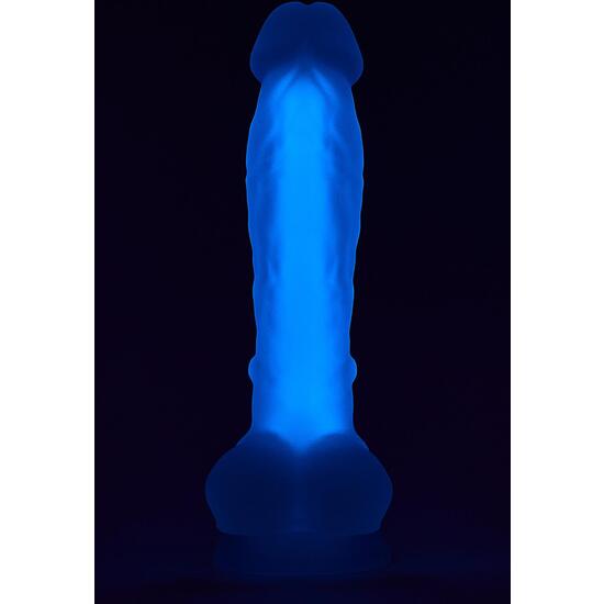 Radiant Medium Penis Glossy Silicone - Purple