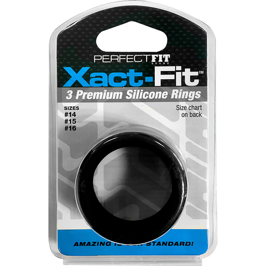 Xact Fit Kit 3 Silicone Rings - 3.5 Cm, 3.8 Cm And 4 Cm