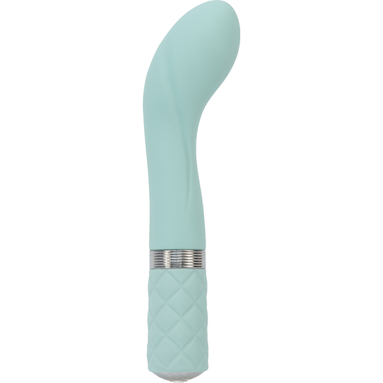 Sassy G-spot Vibrator With Crystal - Turquoise